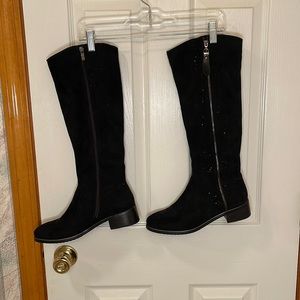 Bedazzled Knee- High Boots